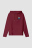 SUDADERA CON CAPUCHA CLASSIC BURGUNDY