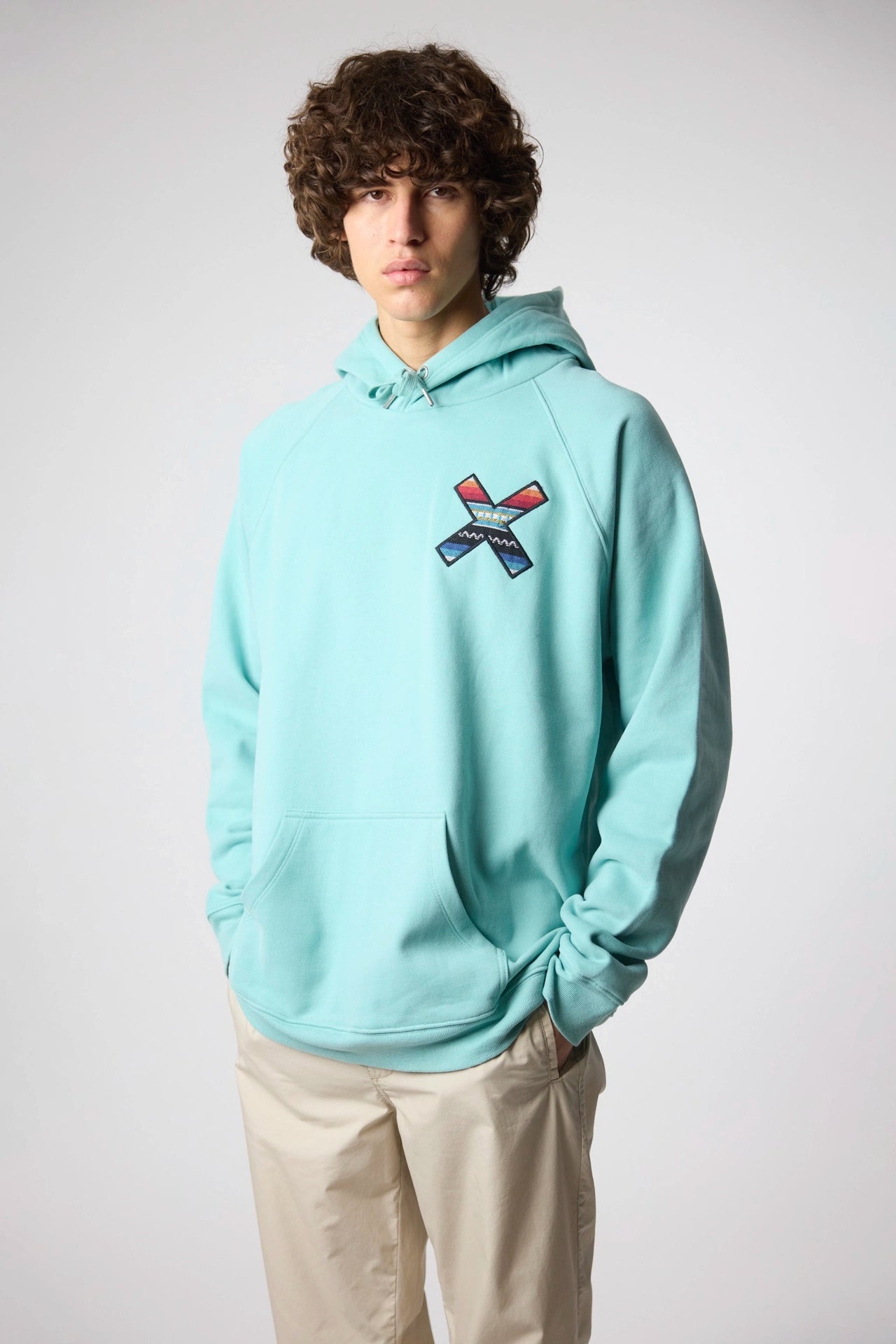 PACK SUDADERA CON CAPUCHA CLASSIC ACQUA (ADULTO + KIDS)