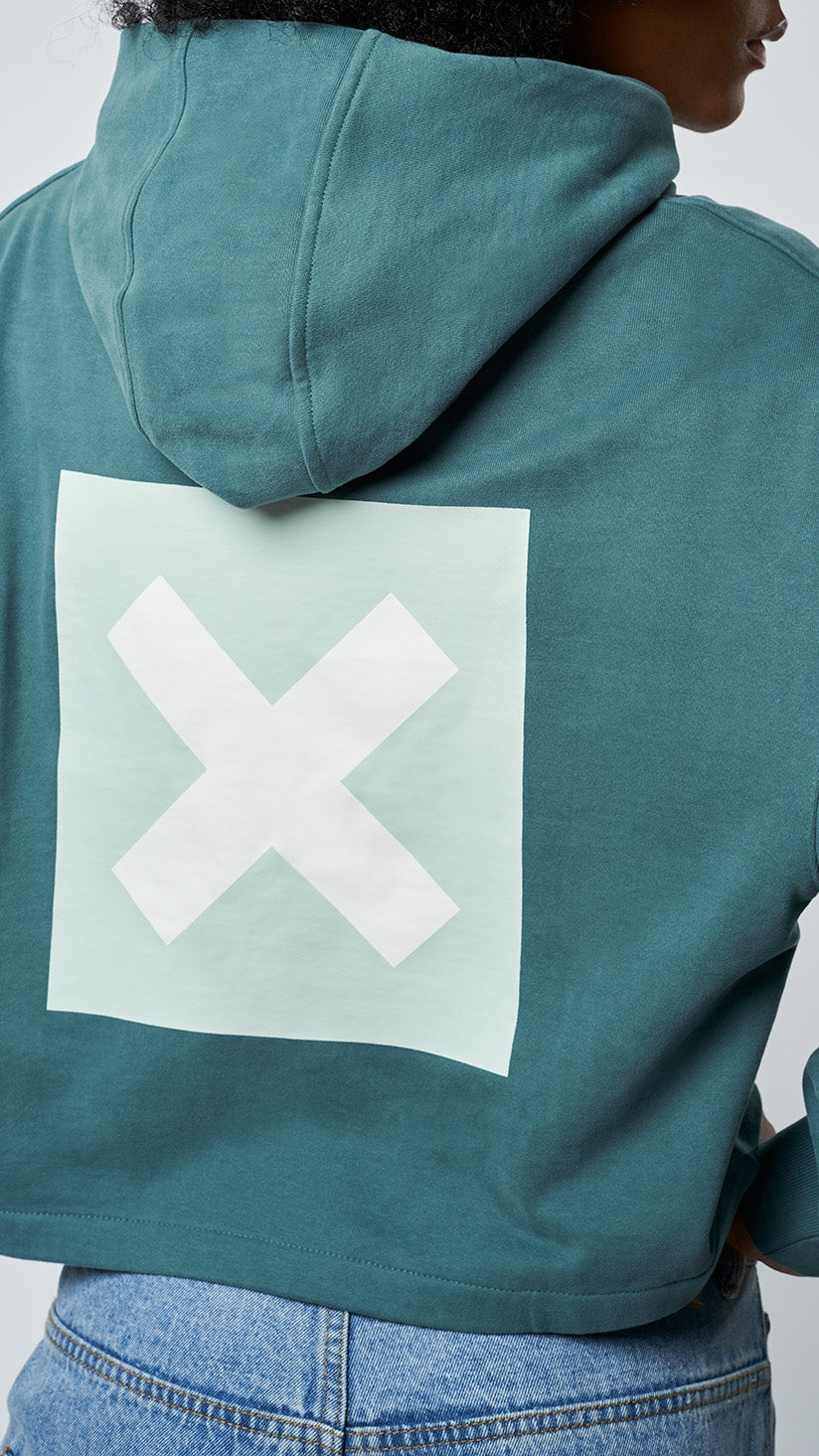 HOODIE MUJER NATURE AMAZON GREEN thumbnail