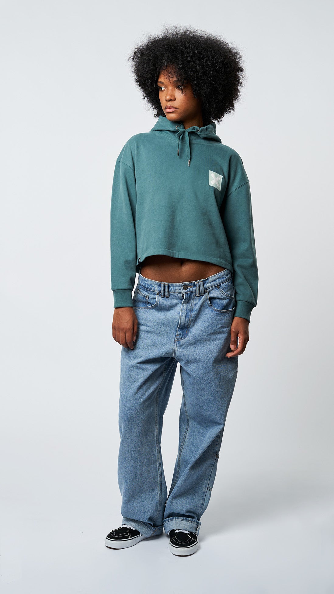 HOODIE MUJER NATURE AMAZON GREEN thumbnail