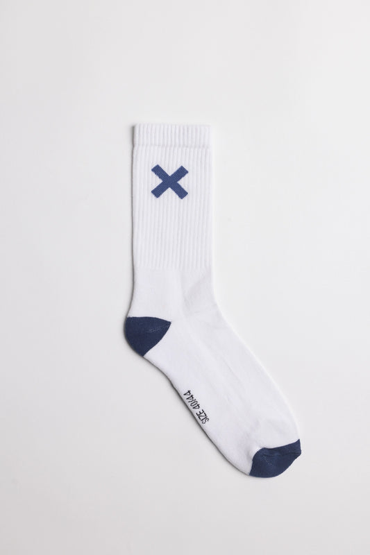 WHITE AMSTERDAM SOCKS