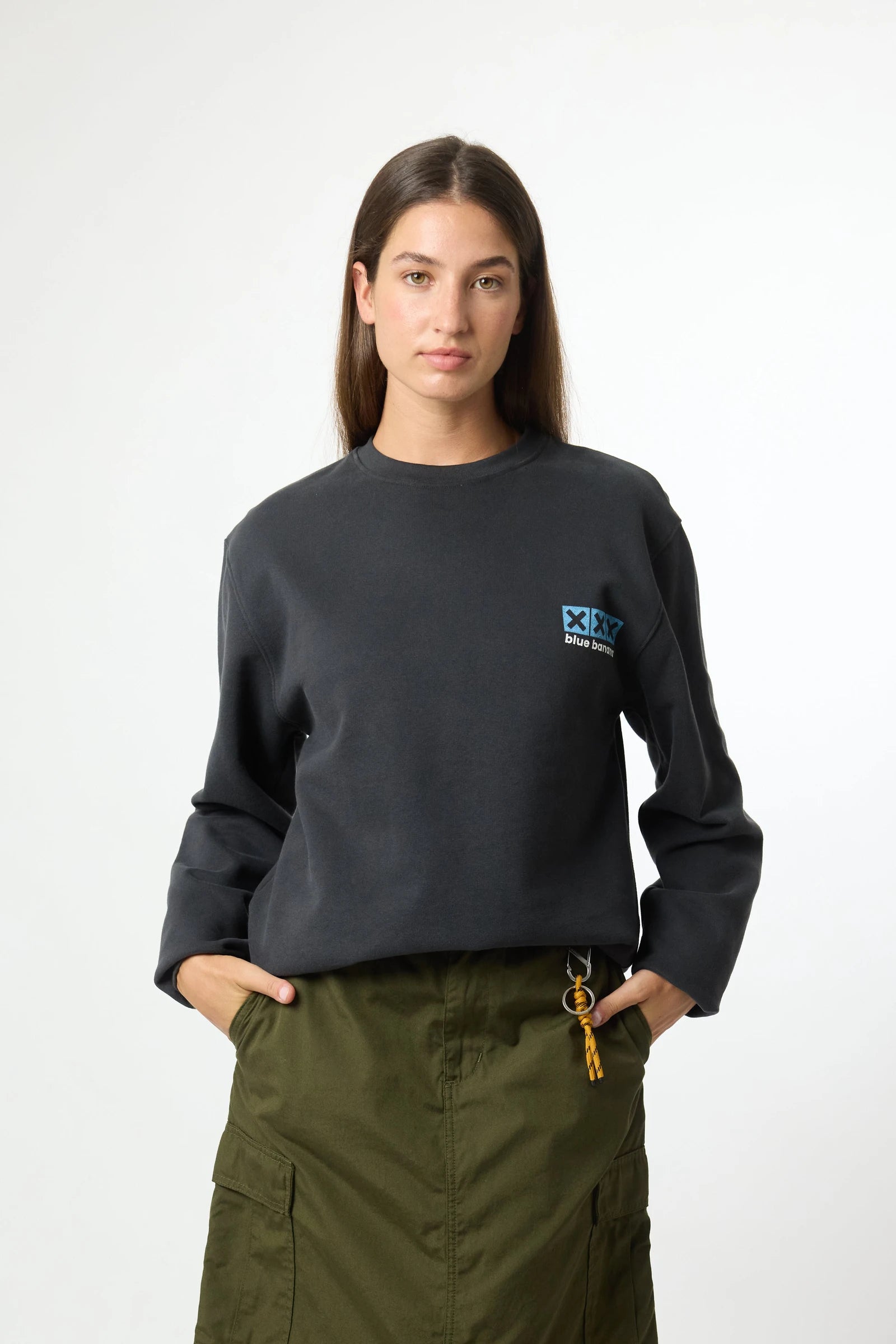 SUDADERA LINE ANTRACITA thumbnail