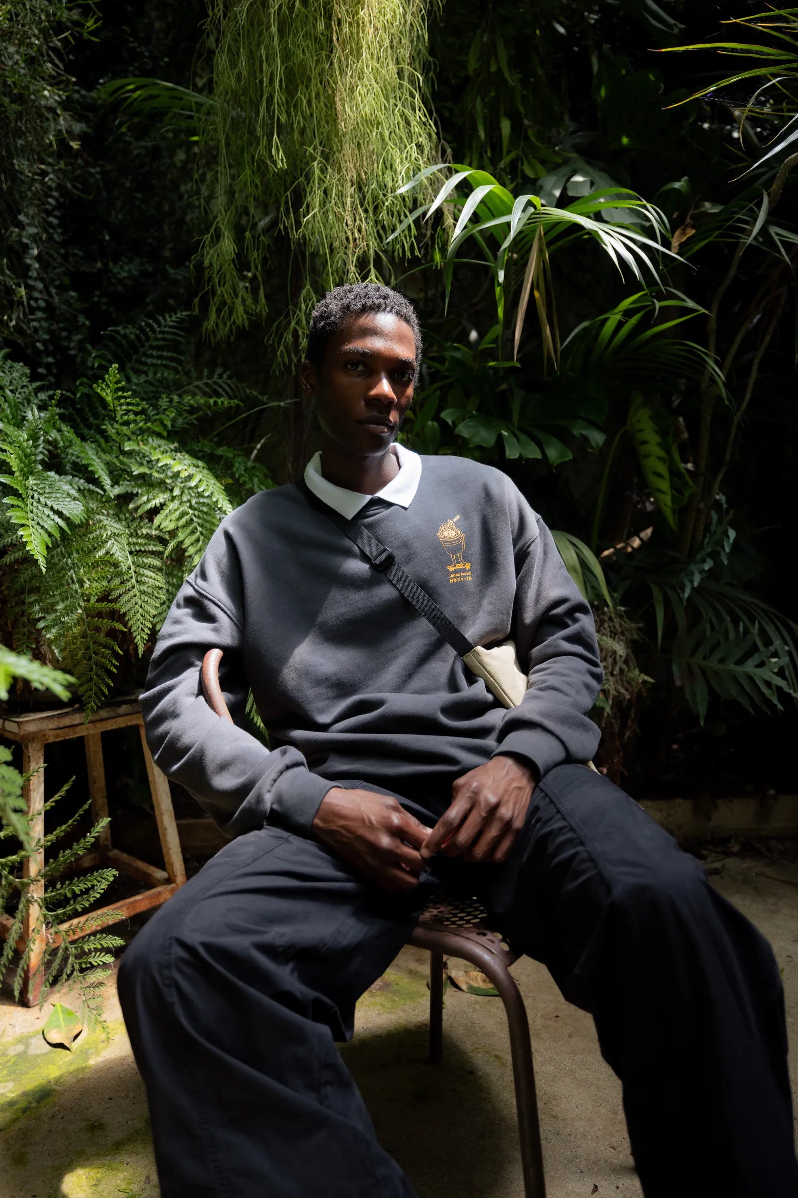 SUDADERA RAMEN ANTRACITA