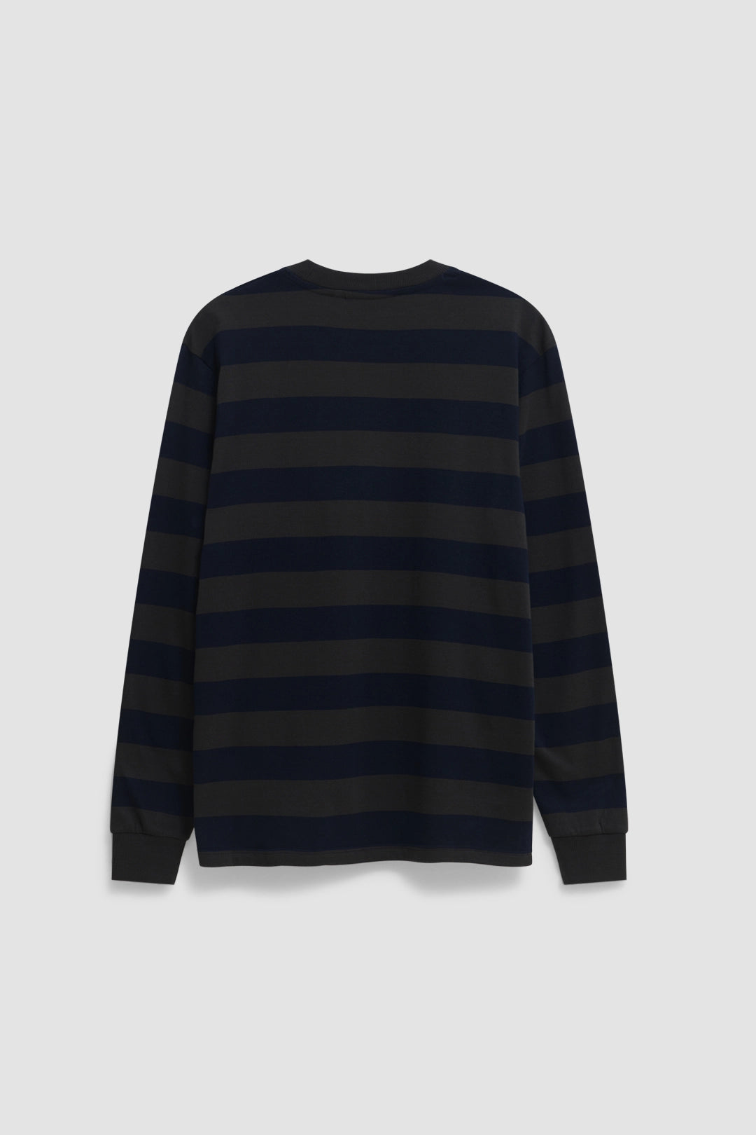 ANTHRACITE STRIPES LS TEE