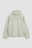 SUDADERA CON CAPUCHA LOGO WASHED BEIGE