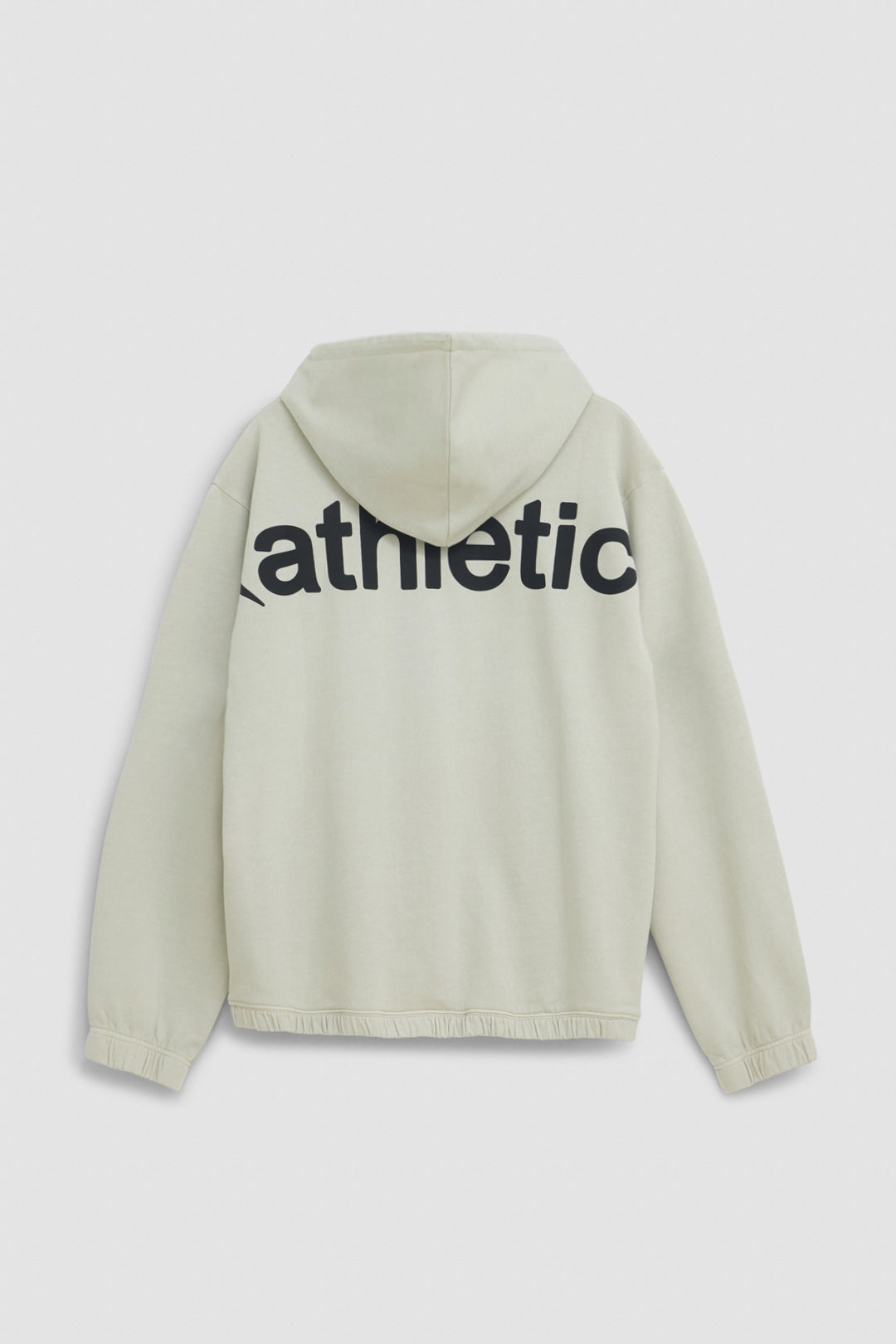 SUDADERA CON CAPUCHA LOGO WASHED BEIGE