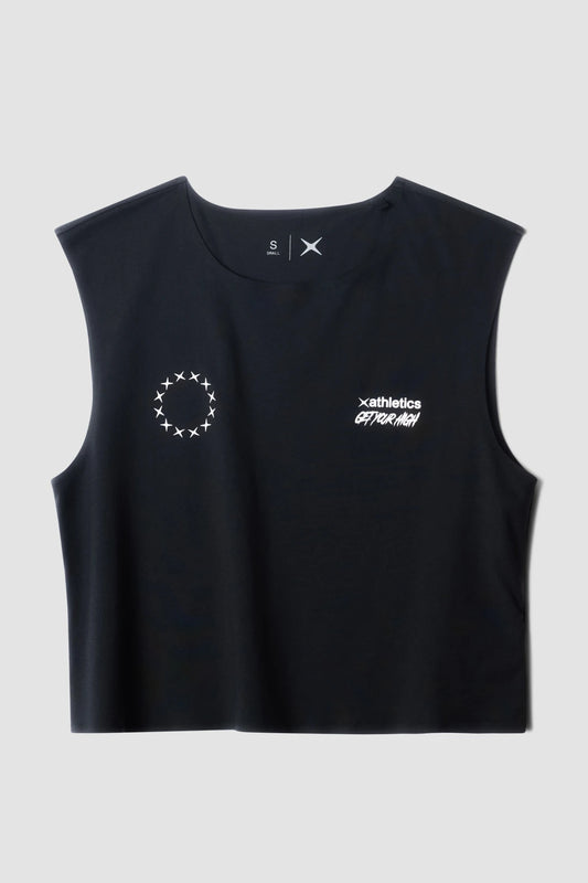 TOP TANK MUJER CLUB NEGRO