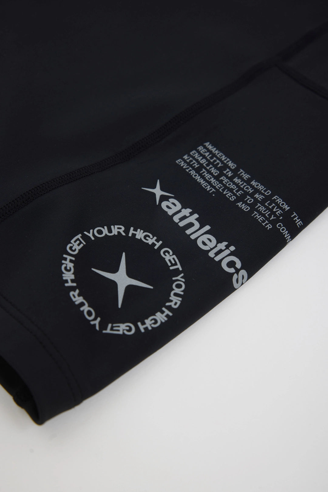 LEGGINGS CORTOS TRAIN NEGROS