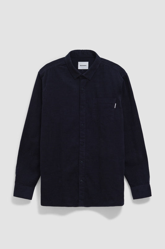 SOBRECAMISA WAFFLE INDIGO BLUE