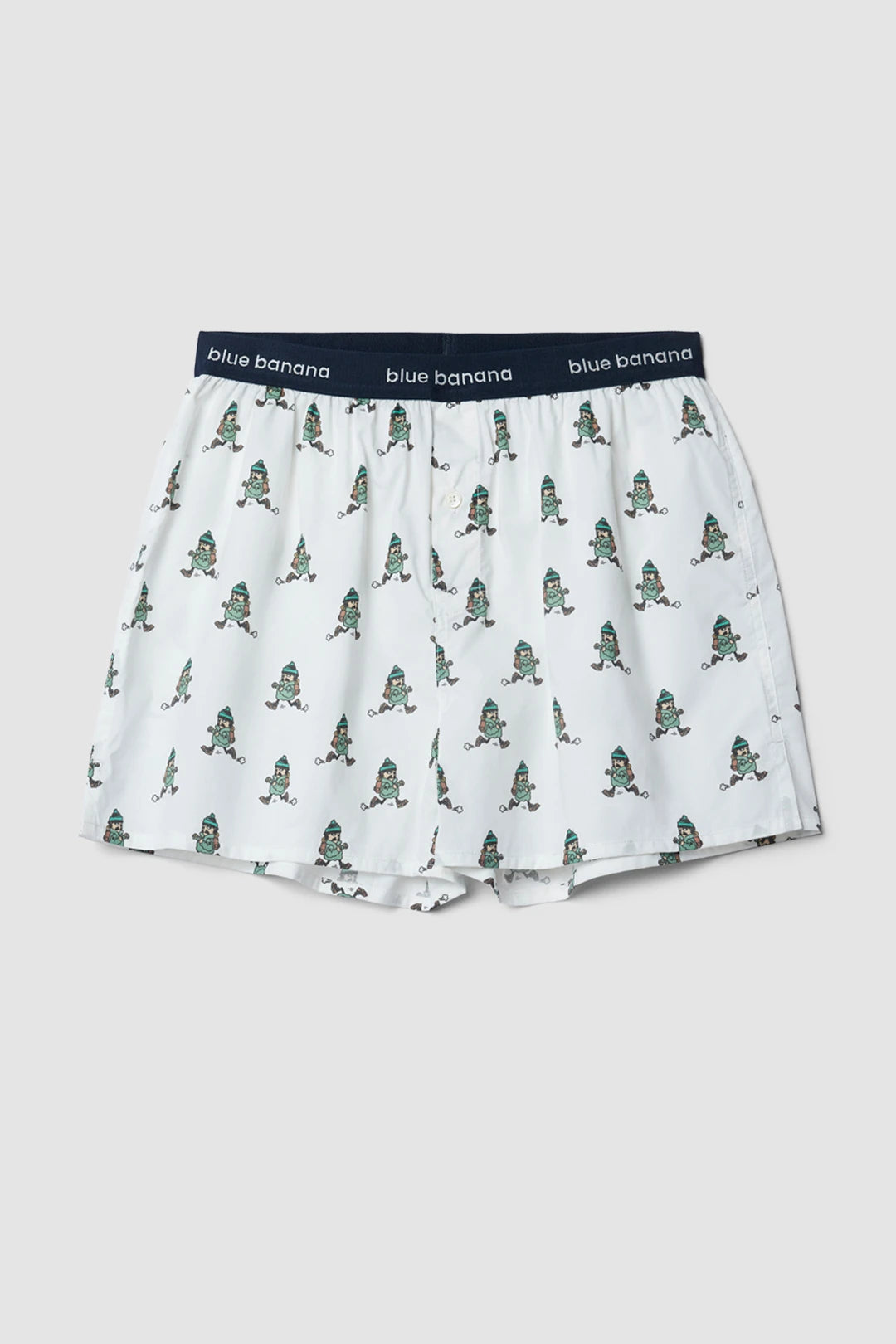 WHITE SQUARE BOXERS