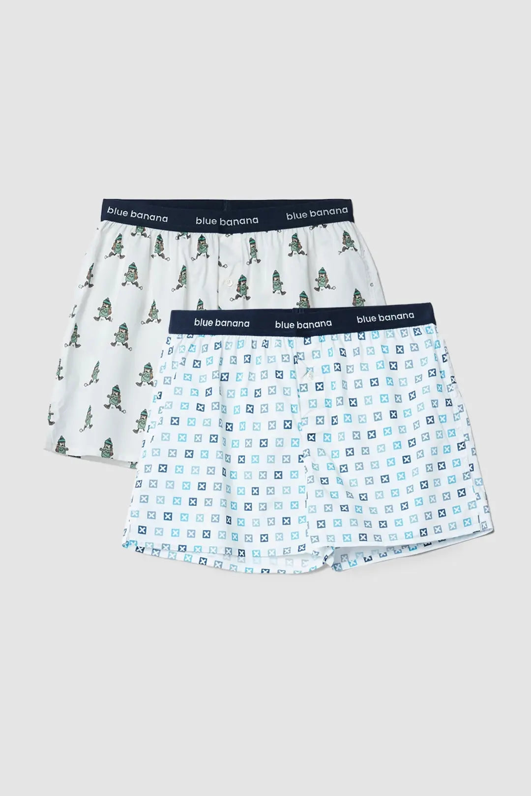 PACK BOXERS SQUARE BLANCOS thumbnail