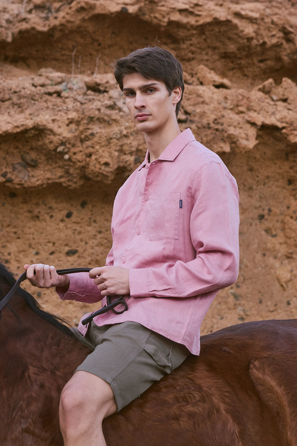 CAMISA DE LINO BREEZE SIENNA