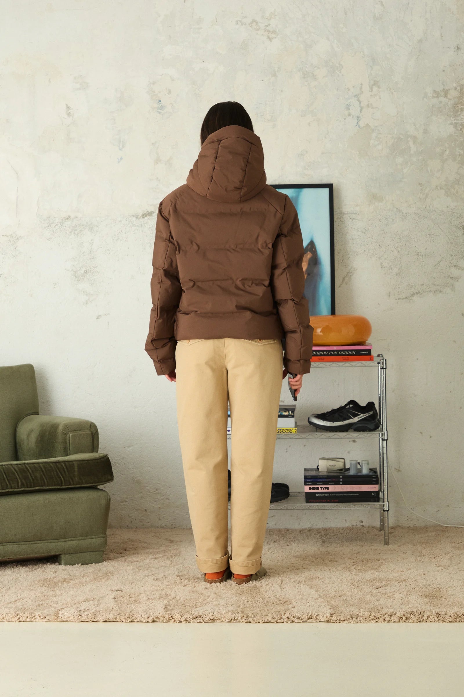 PUFFER PARKA NEST MARRÓN thumbnail