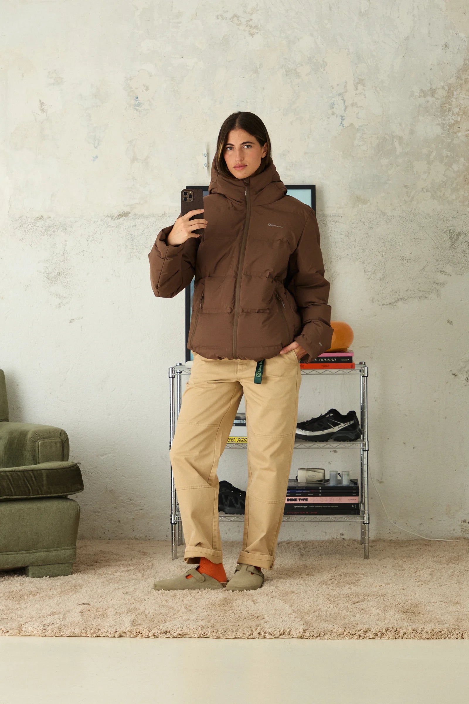 PUFFER PARKA NEST MARRÓN thumbnail