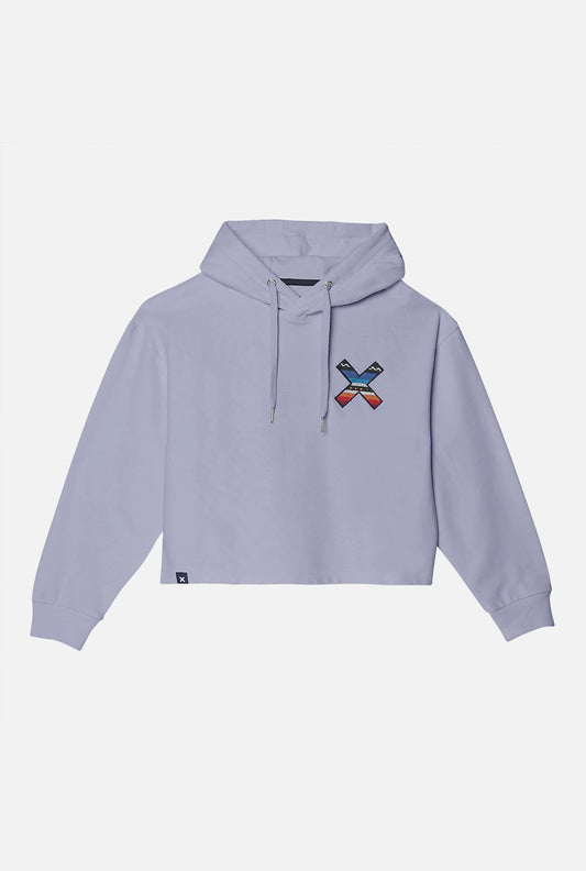 SUDADERA CON CAPUCHA MUJER CLASSIC LIGHT LILAC