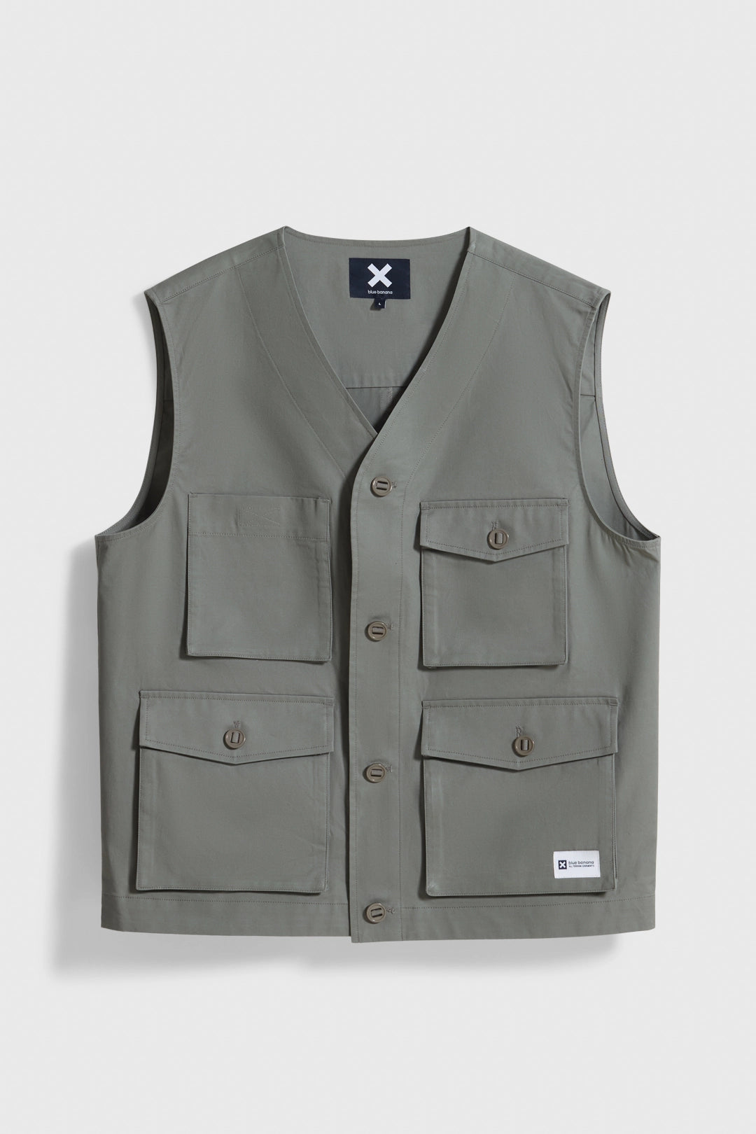 CHALECO CARGO OLIVE GREEN