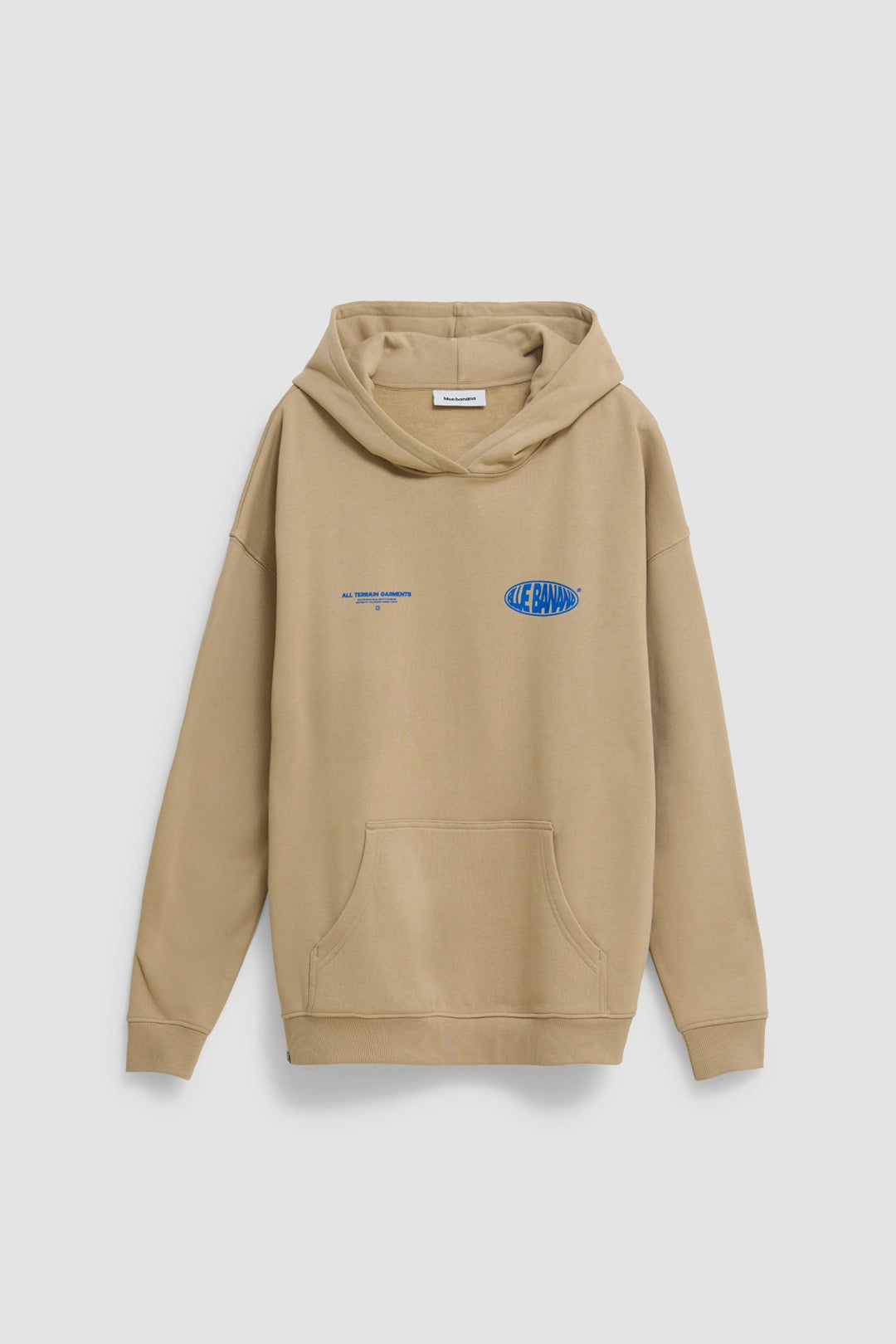 SUDADERA CON CAPUCHA OVAL CAMEL