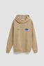 SUDADERA CON CAPUCHA OVAL CAMEL