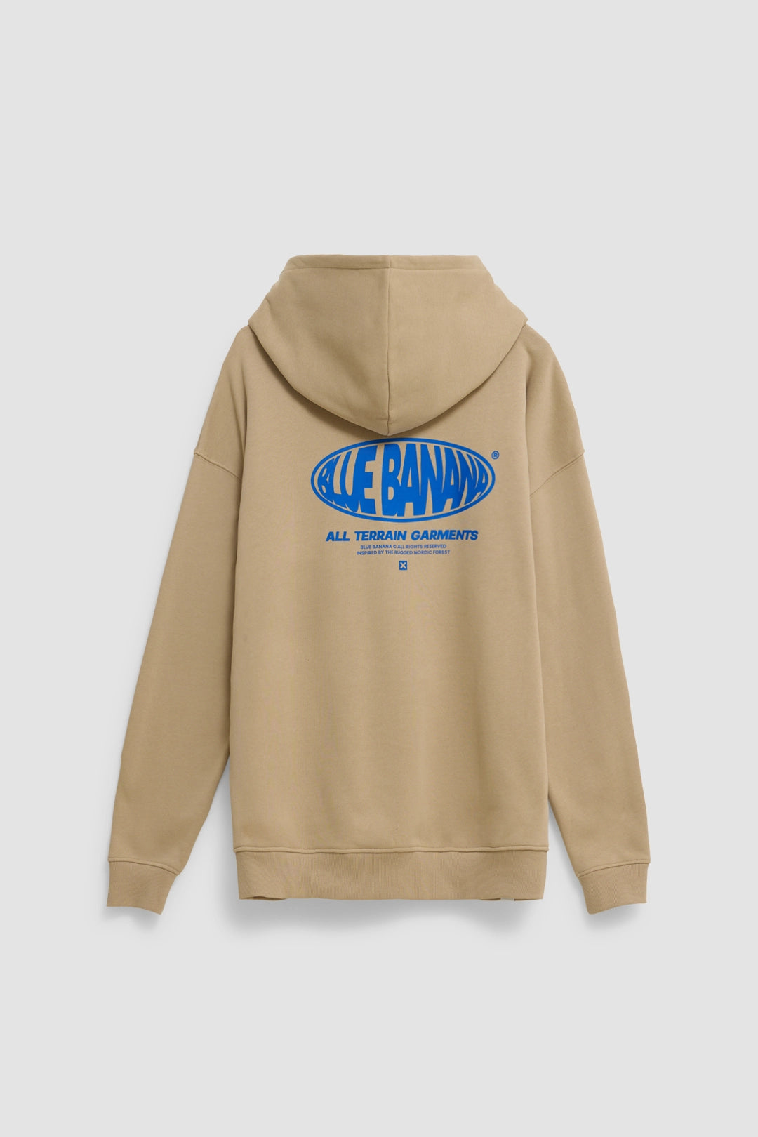SUDADERA CON CAPUCHA OVAL CAMEL