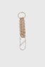 CAMEL KNOTTED KEYCHAIN
