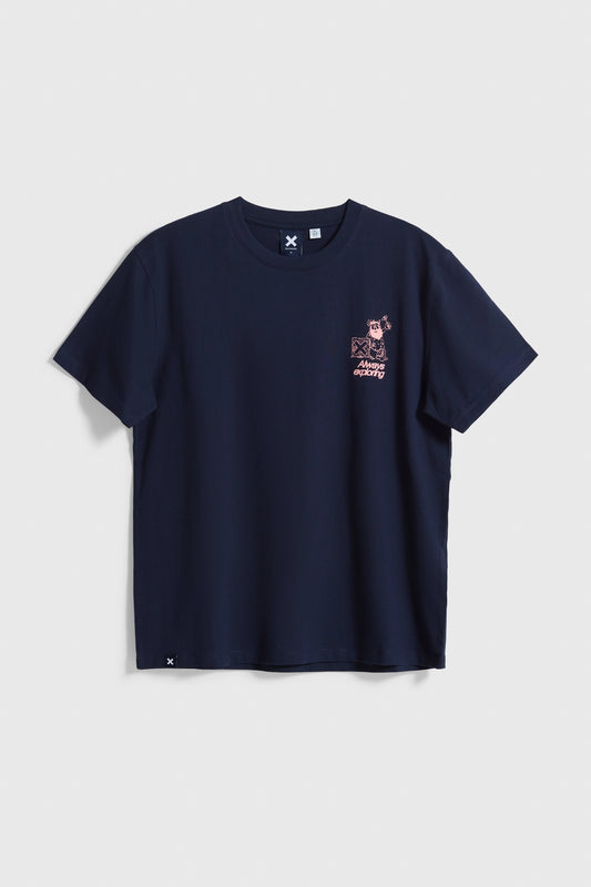 CAMISETA CAVERN AZUL MARINO