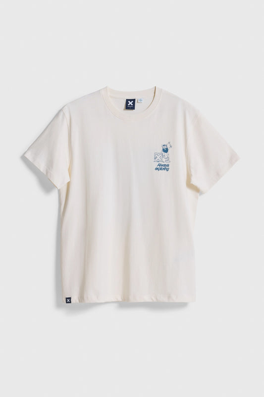 CAMISETA CAVERN BLANCO ROTO