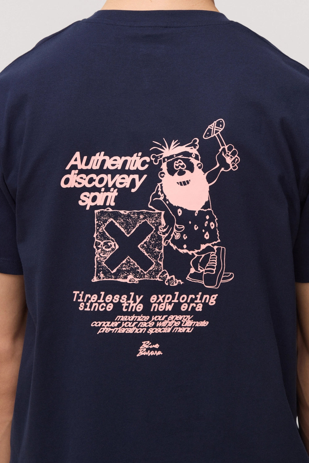 CAMISETA CAVERN AZUL MARINO