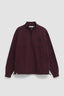 CHERRY OVAL HALF ZIP CREW
