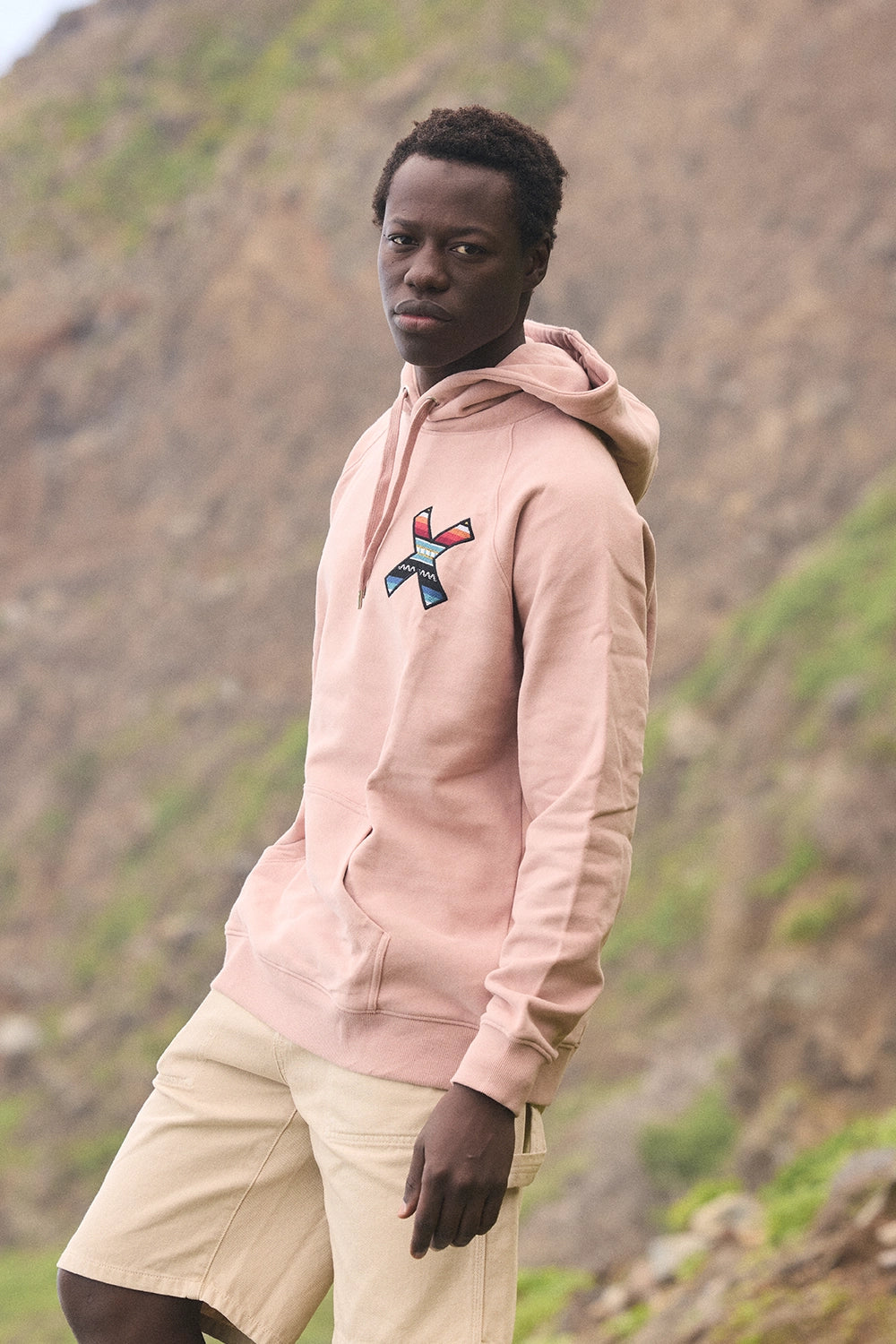SUDADERA CON CAPUCHA CLASSIC PEACH