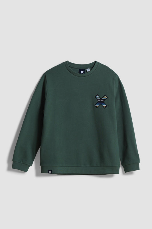 SUDADERA KIDS CLASSIC PINE GREEN