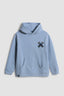 SUDADERA CON CAPUCHA KIDS CLASSIC ICE BLUE