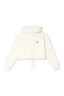 WHITE HEART WOMAN HOODIE