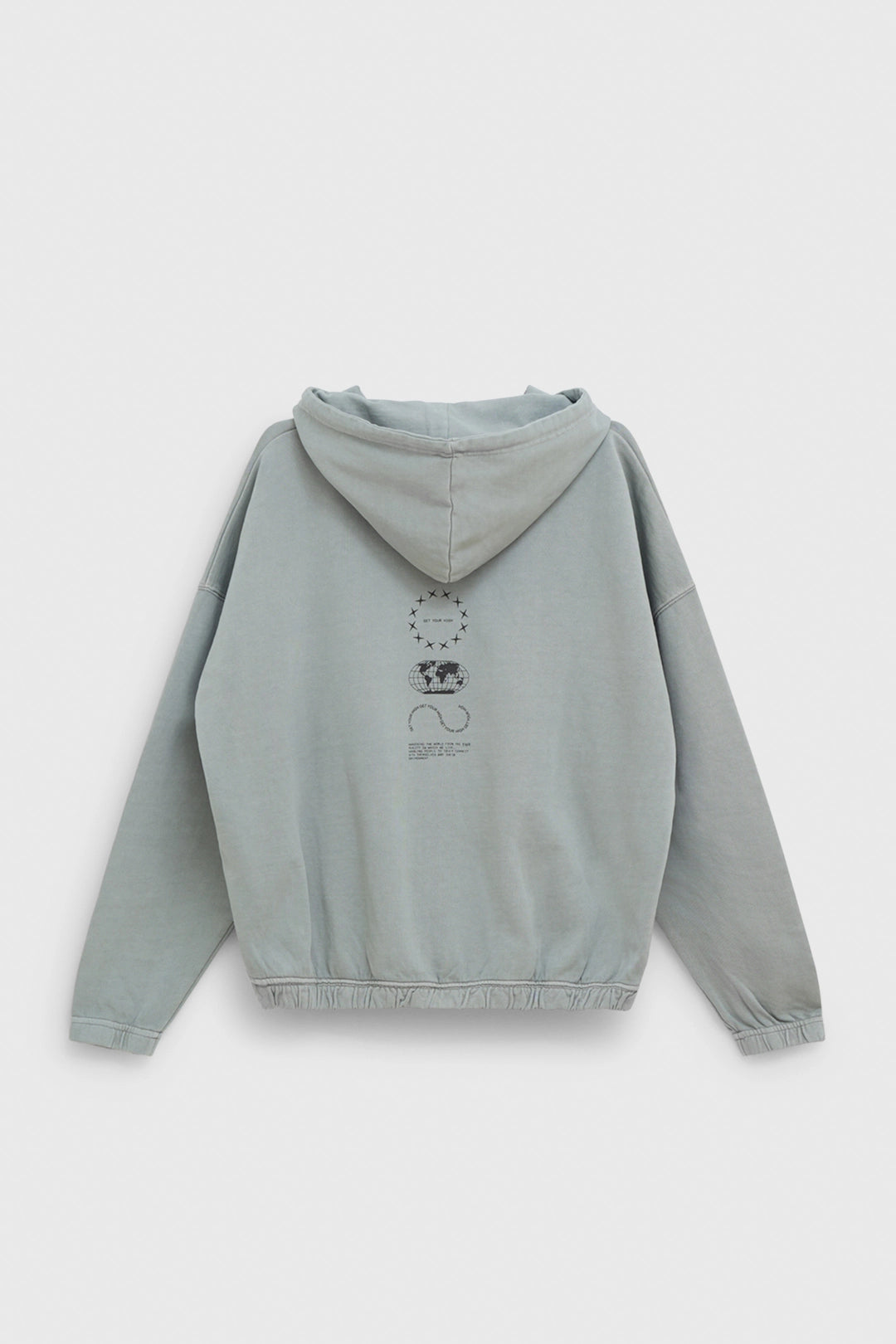 SUDADERA CON CAPUCHA FULL ZIP MUJER TRAIN DARK GREY
