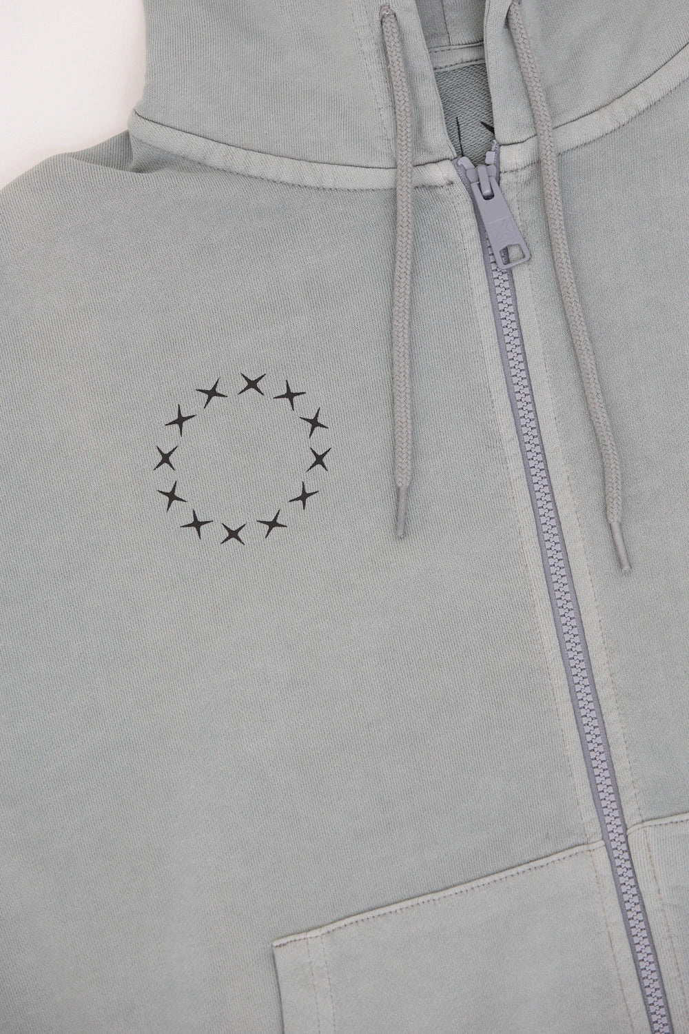 SUDADERA CON CAPUCHA FULL ZIP MUJER TRAIN DARK GREY