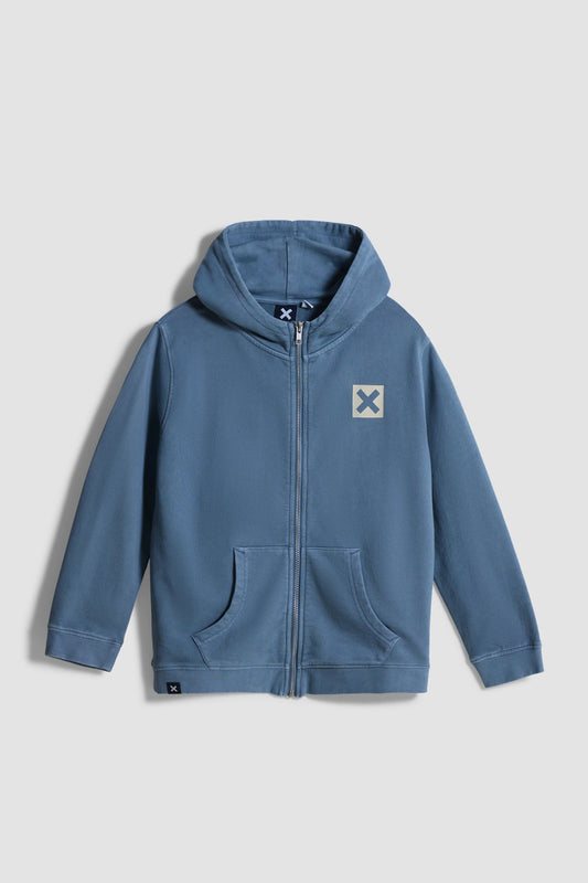 SUDADERA CON CAPUCHA FULL ZIP KIDS GOODIES SKY BLUE