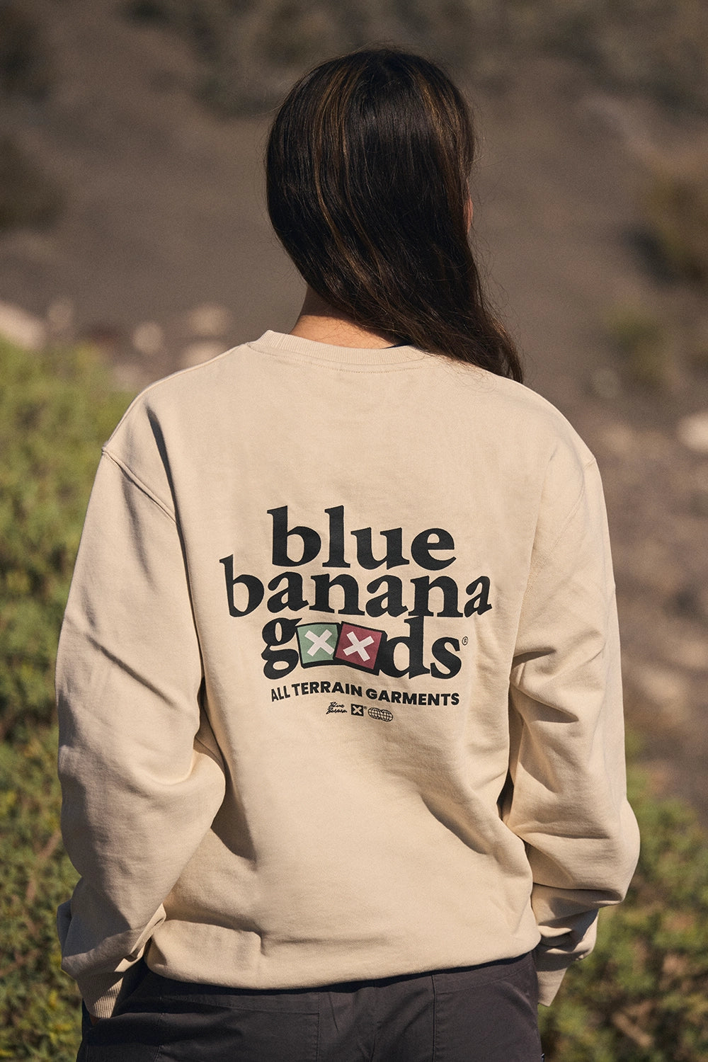SUDADERA GOODS BEIGE
