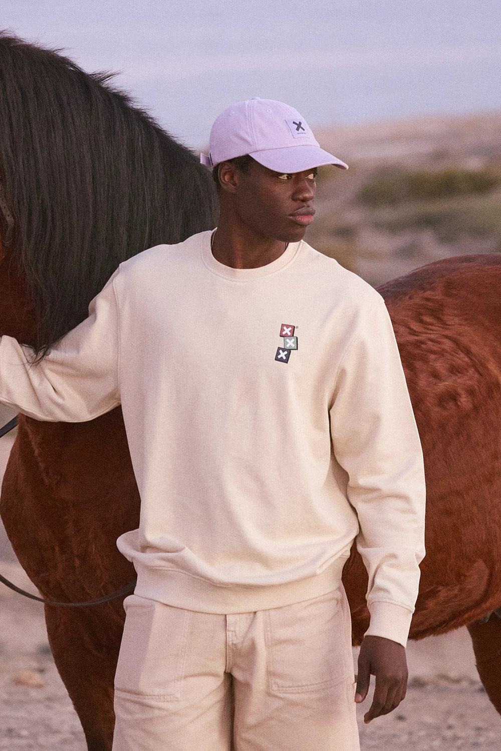 SUDADERA GOODS BEIGE