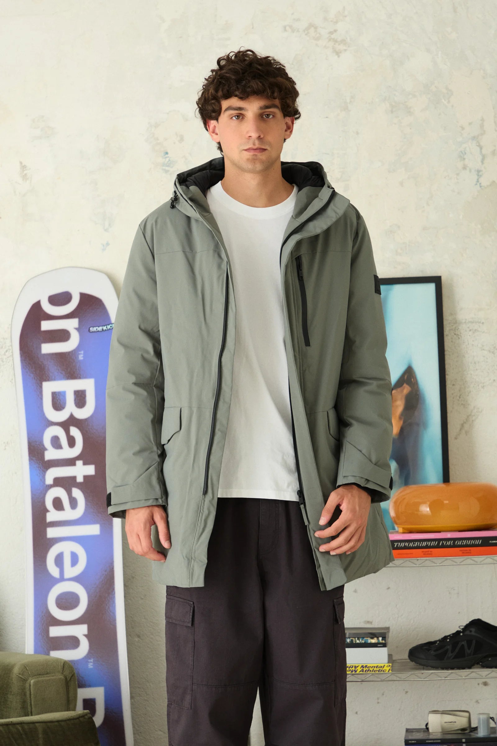 PACK PARKA ABYSS GRIS + CAMISETA CLASSIC ANTRACITA