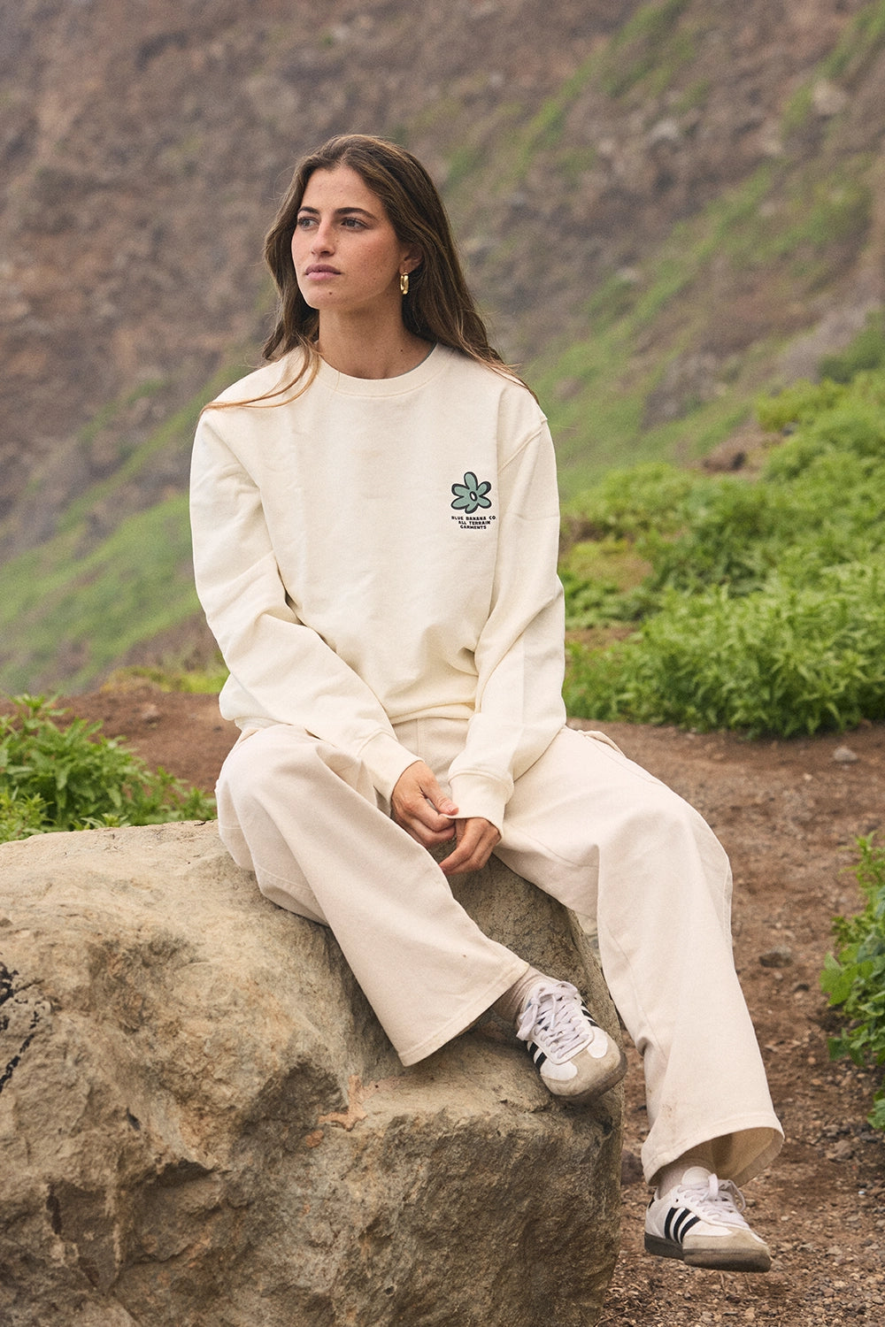 SUDADERA GROW BLANCO ROTO