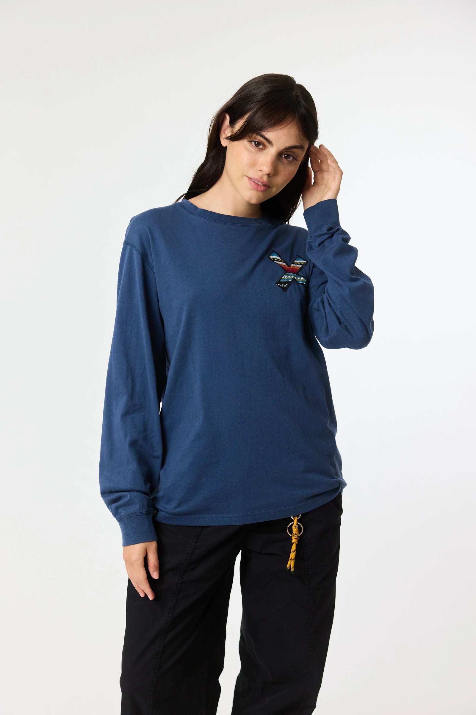 CAMISETA MANGA LARGA CLASSIC IMPERIAL BLUE thumbnail