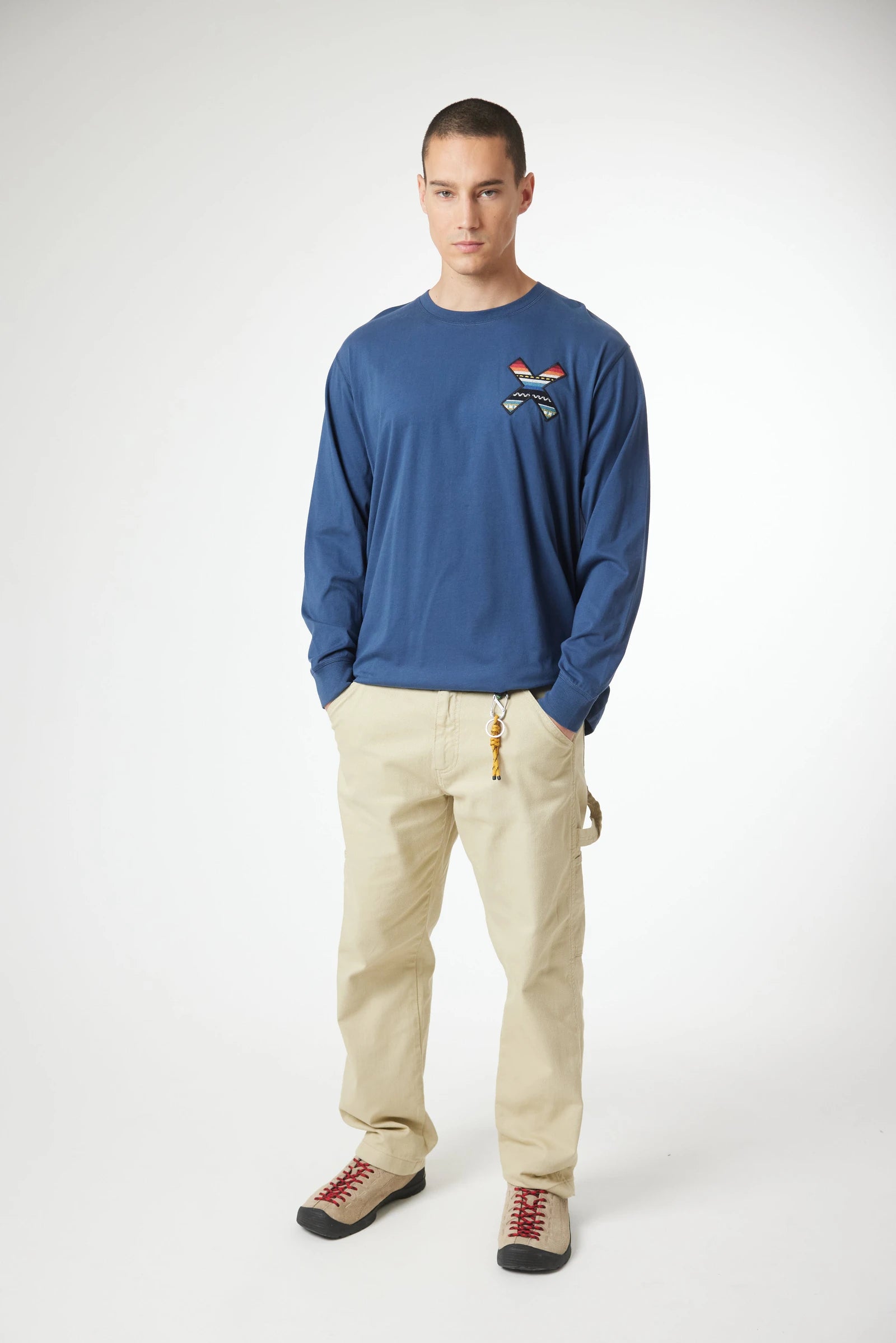 CAMISETA MANGA LARGA CLASSIC IMPERIAL BLUE thumbnail