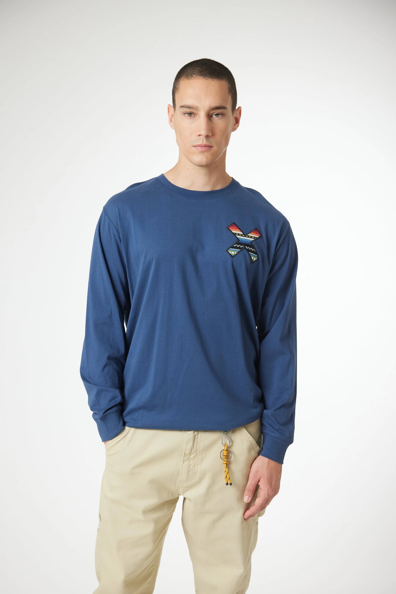 CAMISETA MANGA LARGA CLASSIC IMPERIAL BLUE thumbnail