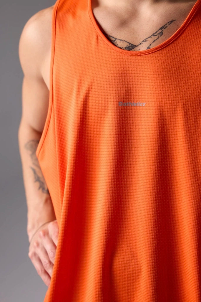 INTENSE ORANGE RUNNING TANK TOP
