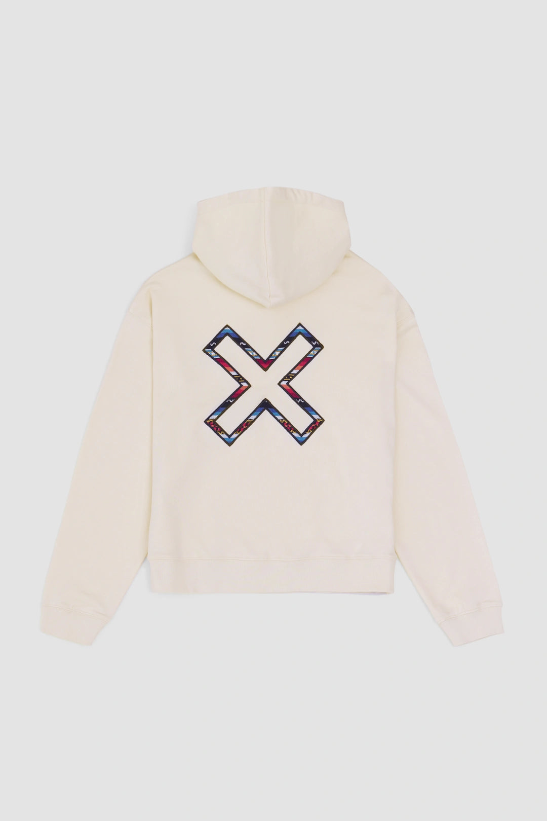 SUDADERA CON CAPUCHA MUJER KARMA BLANCO ROTO