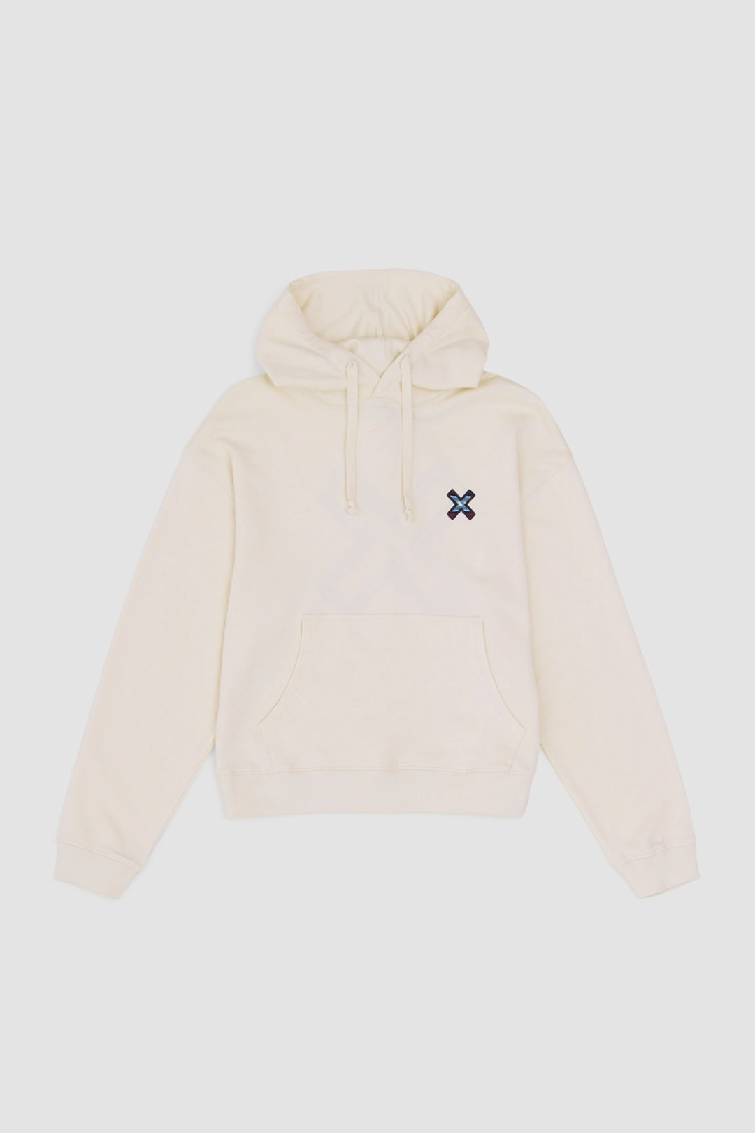 SUDADERA CON CAPUCHA MUJER KARMA BLANCO ROTO