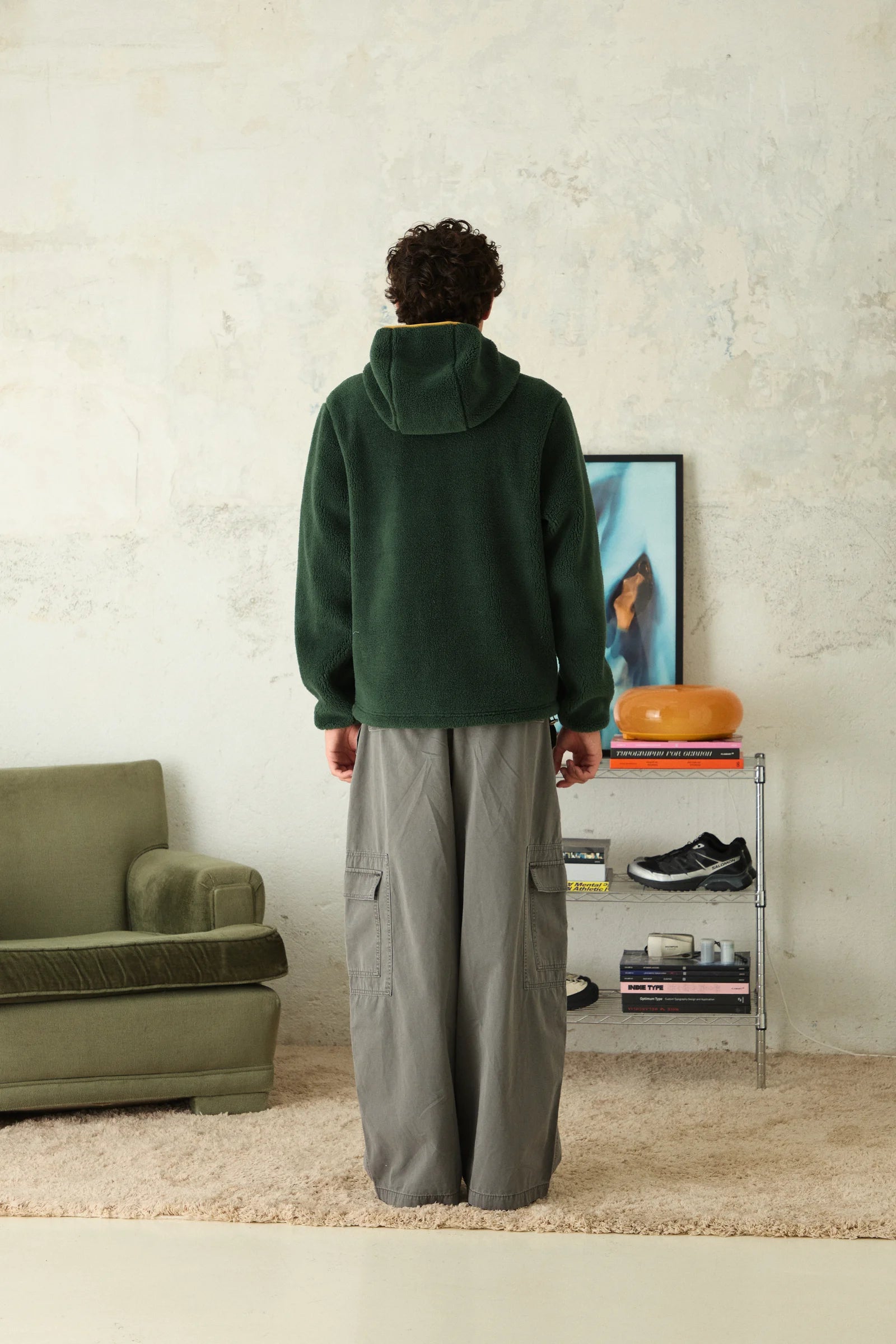 SUDADERA CON CAPUCHA POLAR CAVE CAQUI thumbnail