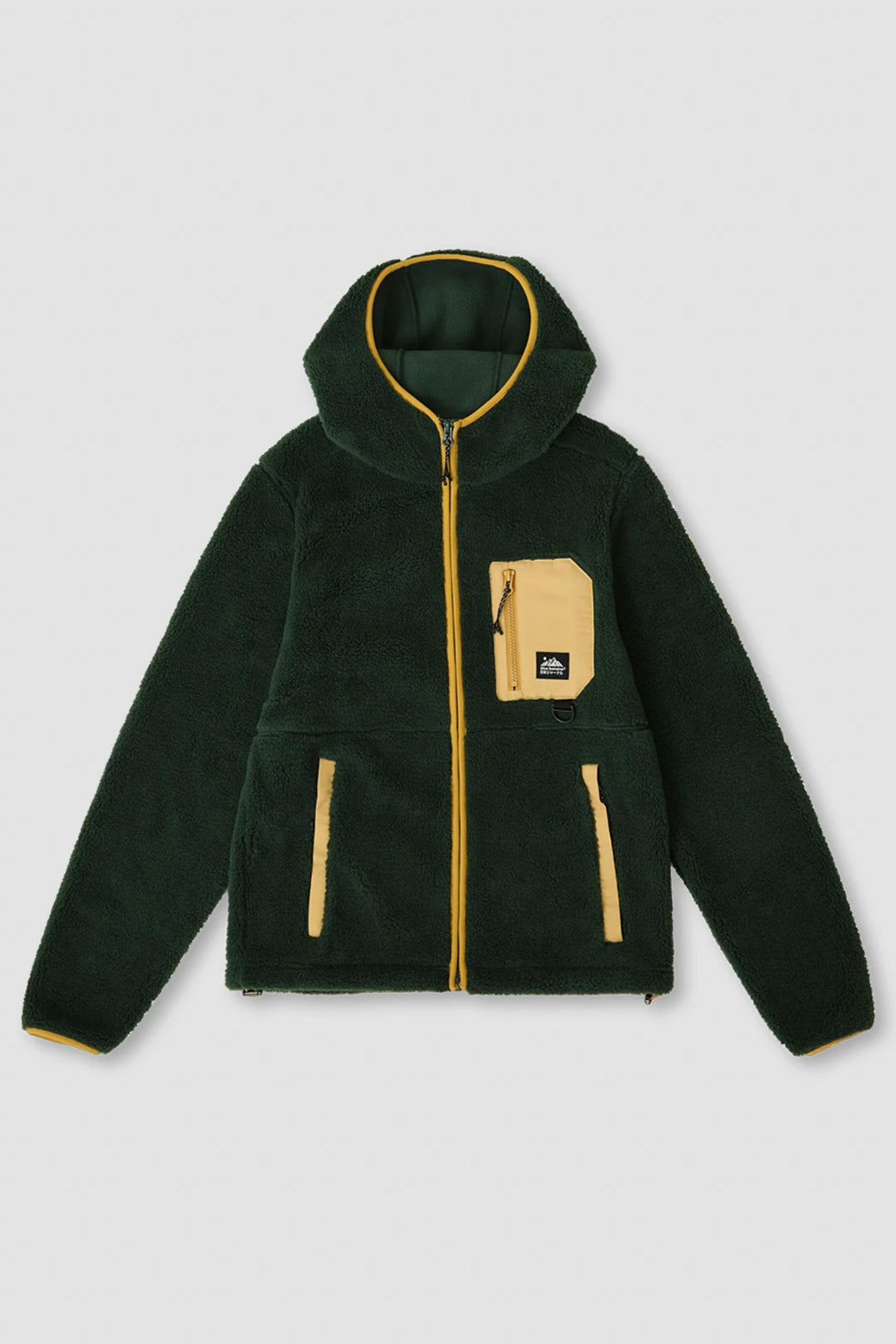 SUDADERA CON CAPUCHA POLAR CAVE CAQUI