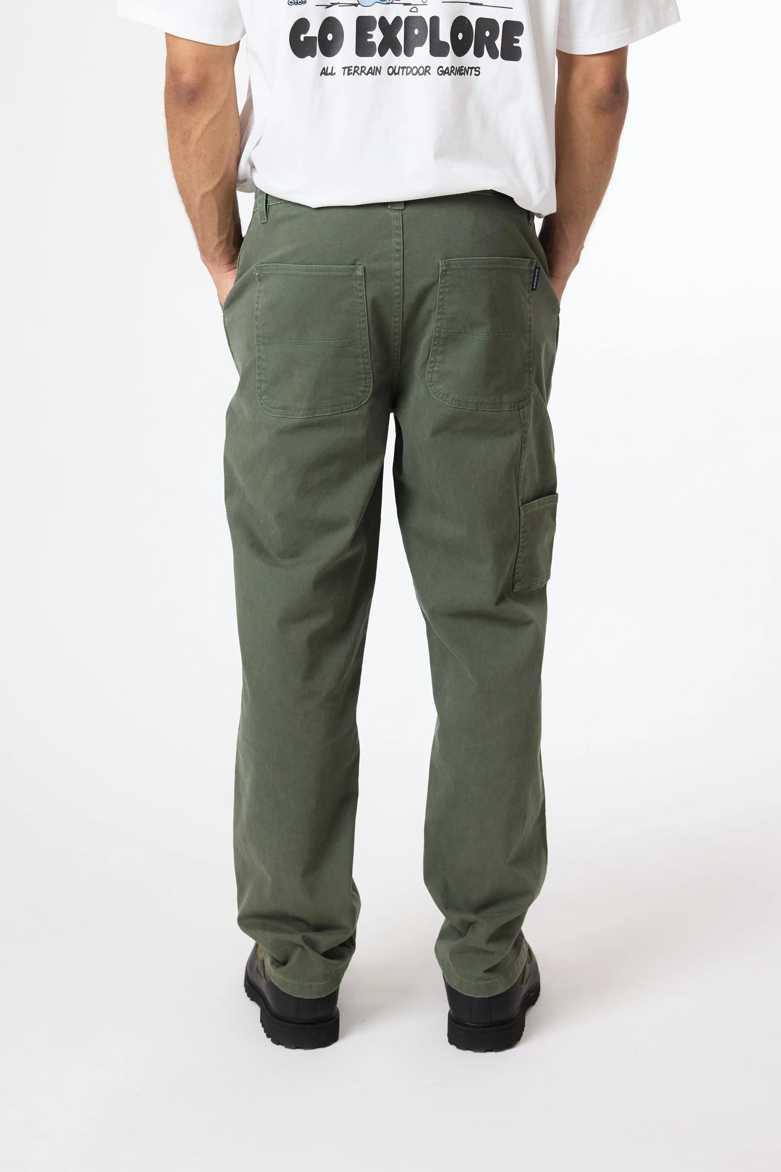 KHAKI MATT CHINO PANT
