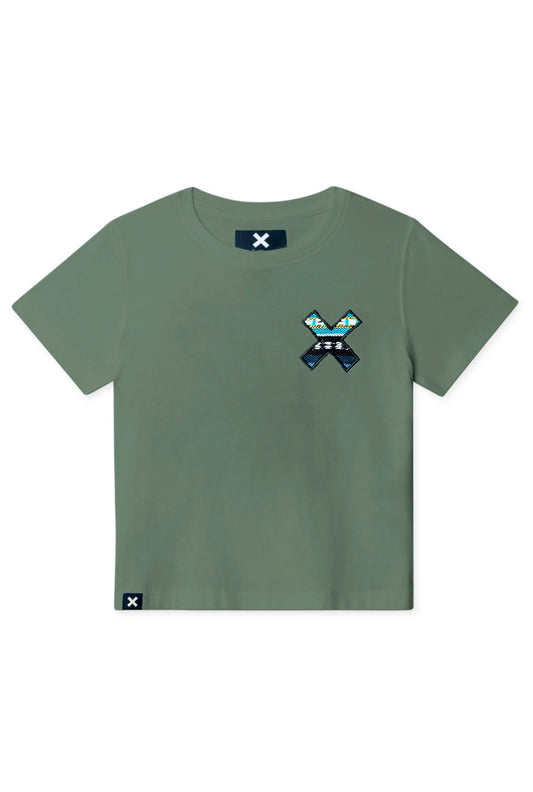 CAMISETA KIDS CLASSIC CAQUI