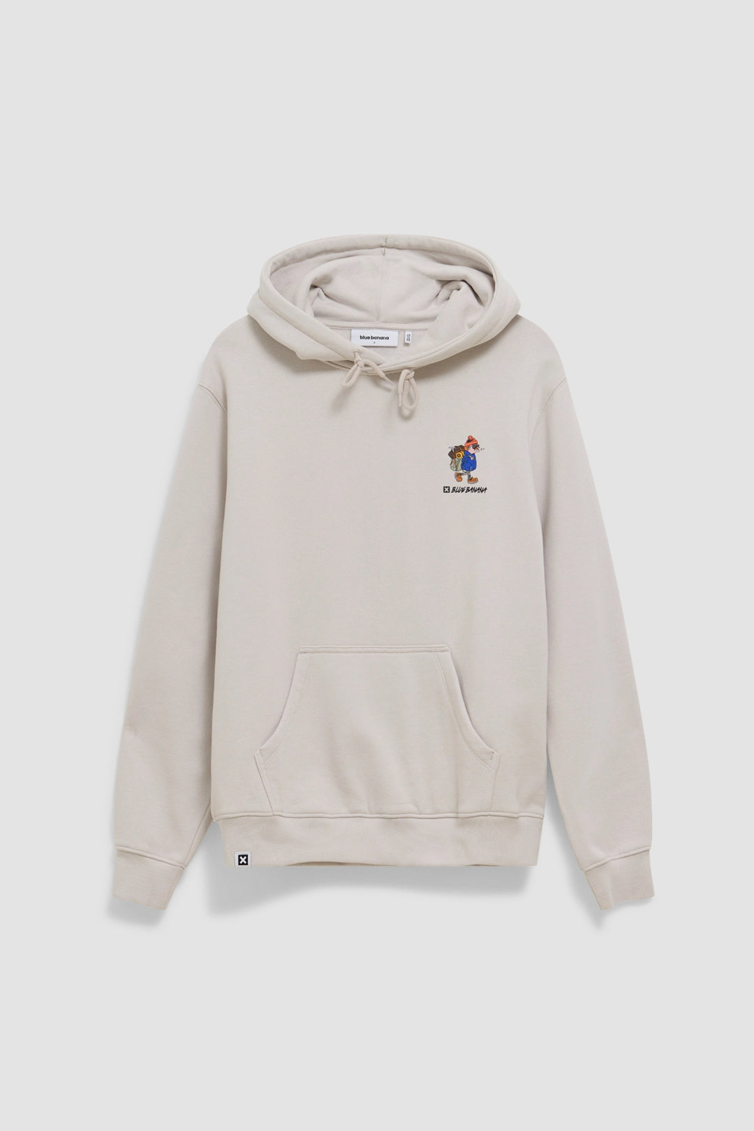 SUDADERA CON CAPUCHA HIKER LIGHT GREY